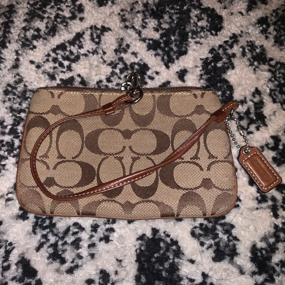 Coach (small) wristlet